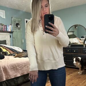 Cream Women's Sweatshirt